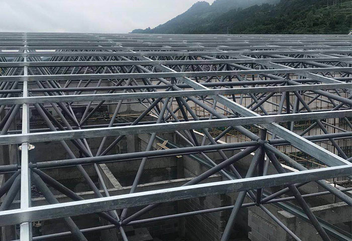 榆林学校艺体楼网架
